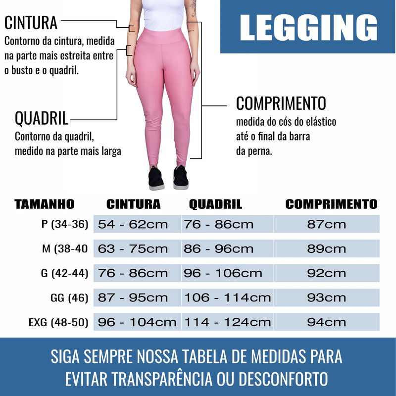 Calça Legging de Academia Feminina