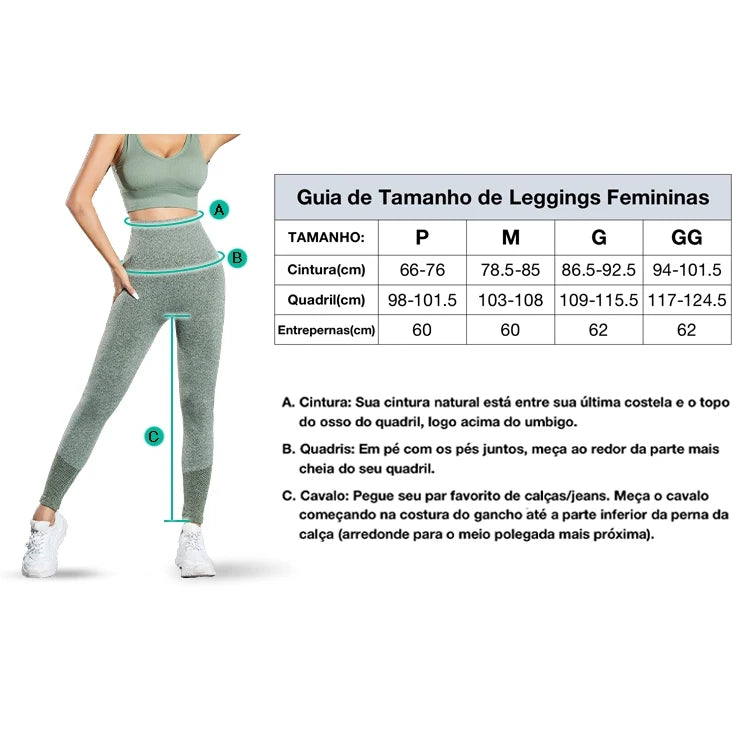 Calça Legging para mulheres autênticas que se cuidam e praticam Ioga, academia, caminhada etc...