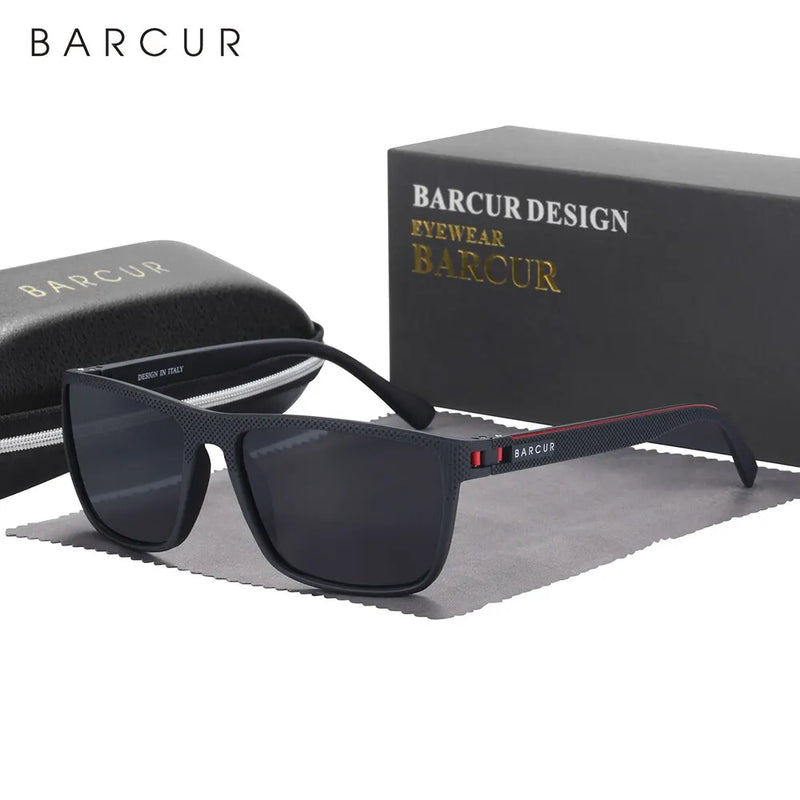 Óculos Masculino de sol BACUR design TR90