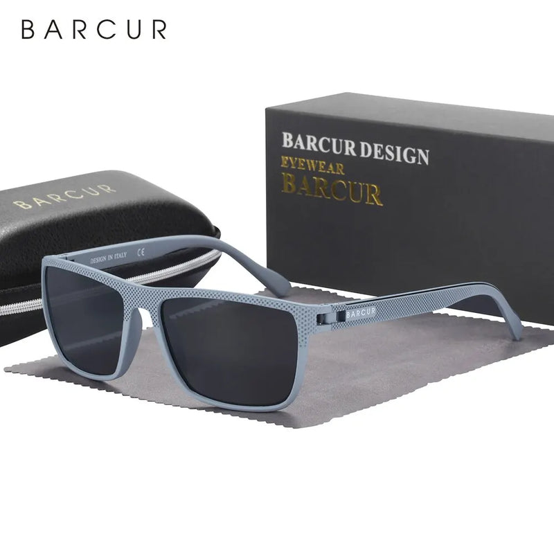 Óculos Masculino de sol BACUR design TR90