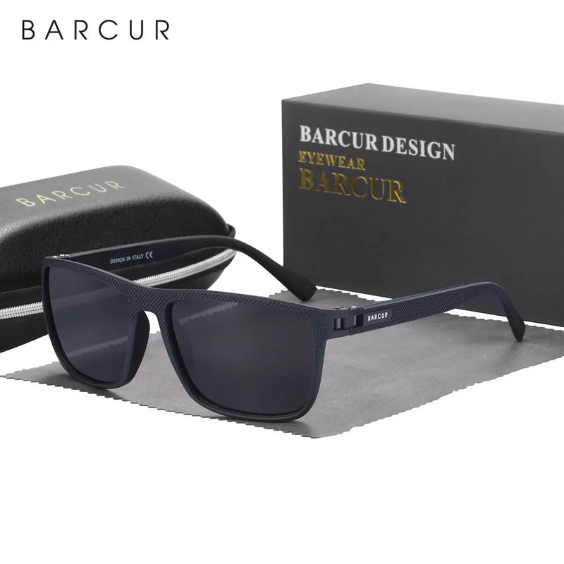 Óculos Masculino de sol BACUR design TR90