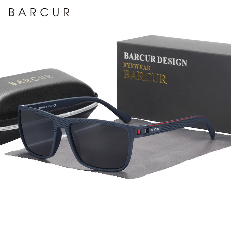 Óculos Masculino de sol BACUR design TR90