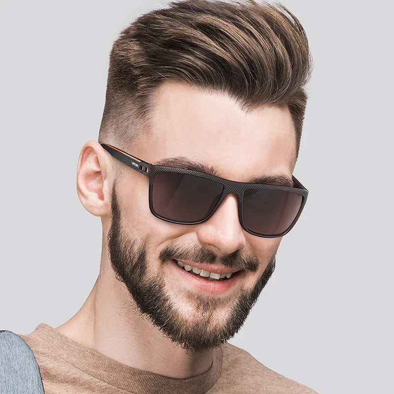 Óculos Masculino de sol BACUR design TR90